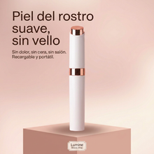 Piel del rostro suave, sin vello - Depiladora Facial Lumine